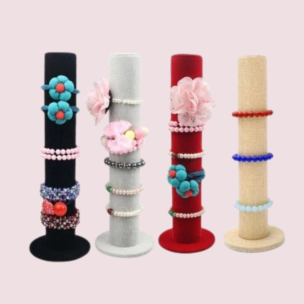 These vertical jewelry organizer tower organize your bracelets, bangles and scrunchies in proper way. Towers are amazing wherever space is at a premium to fit every space and the corner that will add distinction to your décor. 