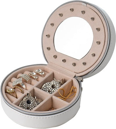 Small Jewelry Storage Box Round