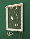 Hanging Earring Organizer Frame Wall Mounted Jewelry Holder