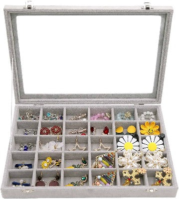 30 Grid Jewelry Organizer Box