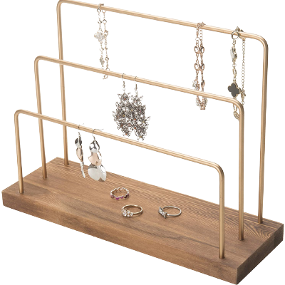 3 Tiered Tabletop Jewelry Display Stand