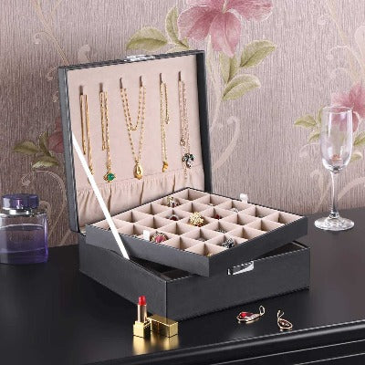  LEFOR·Z Jewelry Box Jewelry Organizer for Women Girls,5-Layer  Jewelry Display Storage Case for Earring Necklace Bracelets Rings Watches  Jewelry Holder : Clothing, Shoes & Jewelry