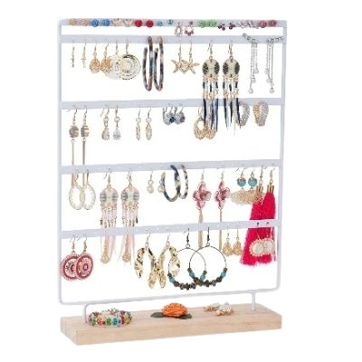 Earrings Organizer 5-Layer 100 Holes Ear Stud Holder Stand