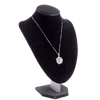 3D Black Velvet Necklace Jewelry Display