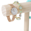Wooden Bracelet Chain Watch T-Bar Rack