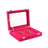 Velvet Small Jewelry Ring Display Case