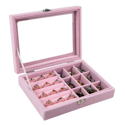 2022 New Fashion Pink Earring Storage Box - Hivory