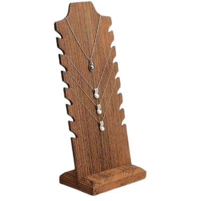 Wooden Freestanding Multiple Necklace Easel Display Stand